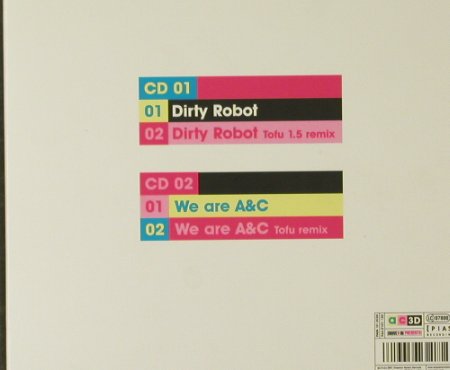 Arling & Cameron: Dirty Robot*2/We areA&C*2,Digi, Emperor (944.0101.120), EU, 2001 Typ: CD5"*2 Best.-Nr.: 95205 Preis: 5,00 Euro