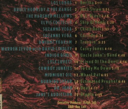 Grateful Dead by V.A.: Dedicated, Arista (354 179), D, 1991 Typ: CD Best.-Nr.: 95258 Preis: 10,00 Euro