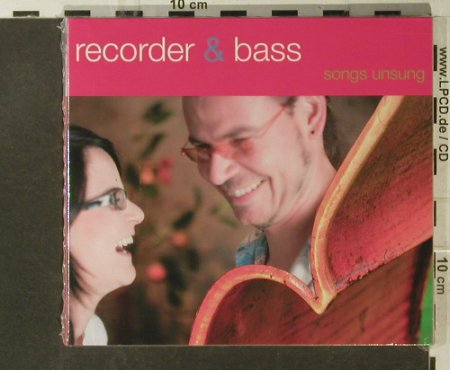 Recorder & Bass: Songs Unsung, Digi, FS-New, MDM(06124), D, 2007 - CD - 95614 - 10,00 Euro