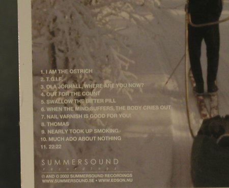 Edson: For Strenght, Digi, FS-New, Summersound (summer 010), EU, 2002 Typ: CD Best.-Nr.: 95625 Preis: 12,50 Euro