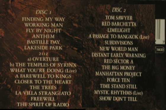 Rush: Chronicles, Vertigo(838 936-2), US, 1990 - 2CD - 95716 - 10,00 Euro