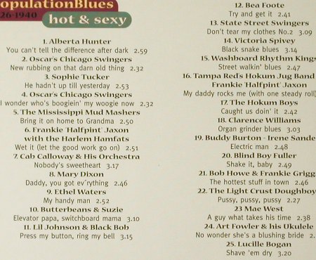 V.A.Flashbacks #3: CopulationBlues,1926-1940, Digi, Indigo, D, 2000 Typ: CD Best.-Nr.: 95722 Preis: 7,50 Euro