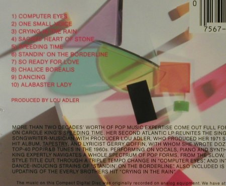 King,Carole: Speeding Time, Atlantic, D, 1983 Typ: CD Best.-Nr.: 95809 Preis: 10,00 Euro