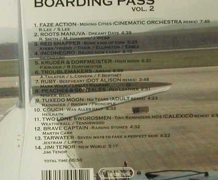V.A.Boarding Pass Vol.2: Makis Milatos pres., FS-New, Erosmusic (90452), EU, 2002 Typ: CD Best.-Nr.: 95940 Preis: 12,50 Euro