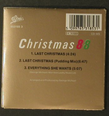 Michael,George & A.Ridgely: Last Christmas*2+1, Epic(653 185 3), NL, 1984 - CD3inch - 96134 - 4,00 Euro