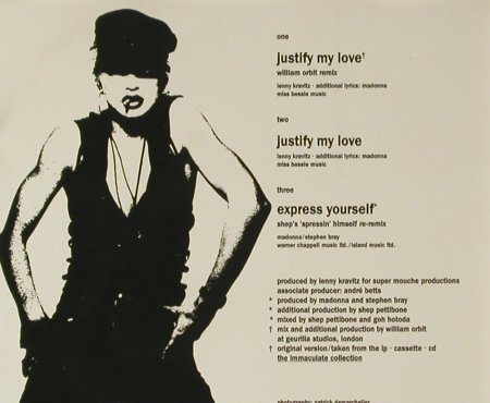 Madonna: Justify My Love*2+1, Sire(), D, 1990 - CD5inch - 96439 - 7,50 Euro