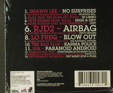 V.A.Exit Music: Songs With Radio Heads,Digi, FS-New, BBE (RR0047cd), D, 2006 Typ: CD Best.-Nr.: 96474 Preis: 10,00 Euro