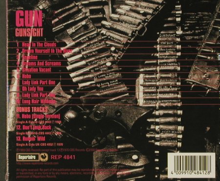 Gun: Gunsight,'69'70, Digi, FS-New, Repertoire (REP 4841), , 2000 Typ: CD Best.-Nr.: 96558 Preis: 12,50 Euro