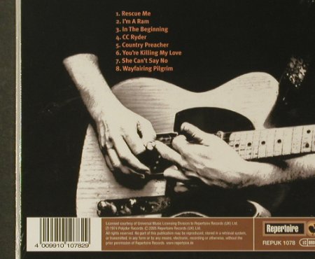 Buchanan,Roy: Rescue Me(74), Digi, FS-New, Repertoire (REPUK 1078), , 2005 Typ: CD Best.-Nr.: 96575 Preis: 10,00 Euro