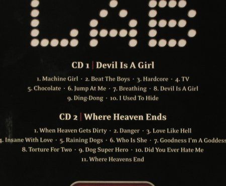LAB: Devil Is A Girl / Where Heaven Ends, Drakkar, EU, 2006 Typ: 2CD Best.-Nr.: 96599 Preis: 11,50 Euro