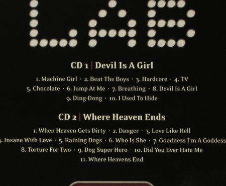 LAB: Devil Is A Girl / Where Heaven Ends, Drakkar, EU, 2006 Typ: 2CD Best.-Nr.: 96599 Preis: 11,50 Euro