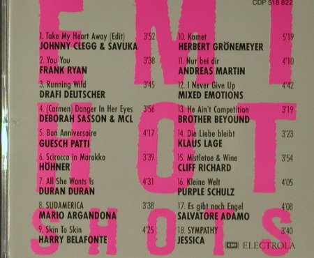V.A.Hot Shots: 18Tr.Promo,J.Clegg...Jessica, EMI (CDP 518 822), D, 1988 Typ: CD Best.-Nr.: 96648 Preis: 5,00 Euro