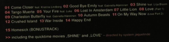 Stelar,Parov: Shine, Digi, Etage Noir Recordings (ENcd07), EU, 2007 Typ: CD Best.-Nr.: 96708 Preis: 10,00 Euro