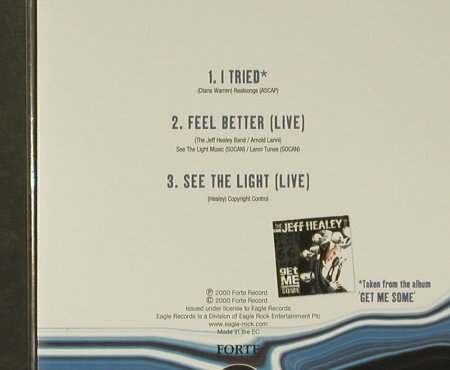 Healey Band,Jeff: I Tried+2, Eagle, EC, 00 Typ: CD5" Best.-Nr.: 96767 Preis: 4,00 Euro