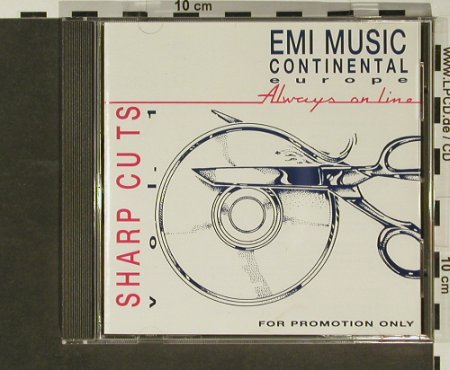 V.A.Sharp Cuts Vol.1: 14 Tr. Promo, u.a.Roxette..., EMI(), ,  - CD - 96824 - 5,00 Euro