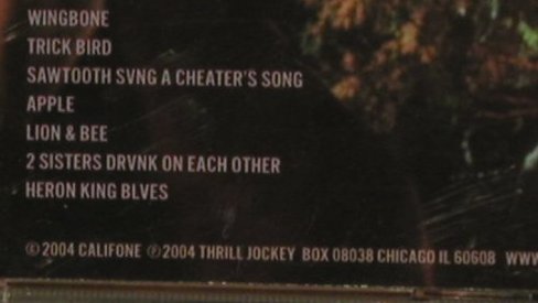 Califone: Heron King Blues, FS-New, Thrill Jockey (THRILL135), CDN, 2004 Typ: CD Best.-Nr.: 96839 Preis: 10,00 Euro