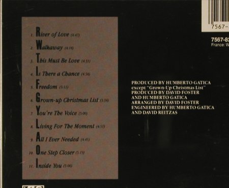 Foster,David: River Of Love, Atlantic, D, 1990 Typ: CD Best.-Nr.: 96866 Preis: 7,50 Euro
