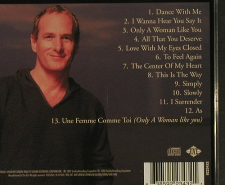 Bolton,Michael: Only The Woman Like You, Jive, EU, 2002 Typ: CD Best.-Nr.: 96945 Preis: 7,50 Euro