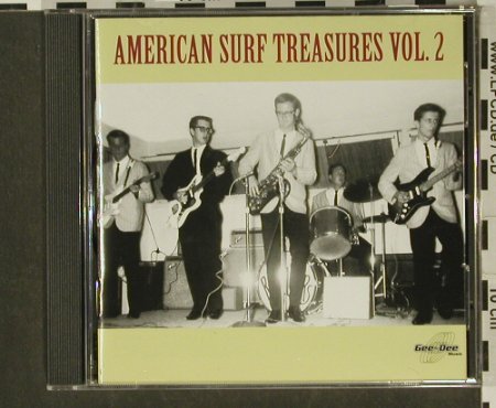 V.A.American Surf Treasures: Vol.2 , 28 Tr., Gee-Dee(270159-2), D, 2000 - CD - 97184 - 10,00 Euro