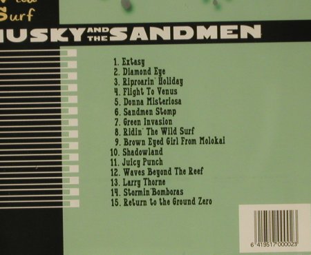 Husky And The Sandmen: Ridin'TheWild Surf, 15 Tr., Gas (GASCD-2), SF, 2000 Typ: CD Best.-Nr.: 97186 Preis: 10,00 Euro