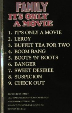 Family: It's Only A Movie'73, 9 Tr., Castle (CLAcd 323), EEC, 1992 Typ: CD Best.-Nr.: 97192 Preis: 5,00 Euro