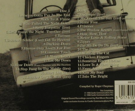 Chapman,Roger: Anthology 1979-1998, Castle (ESD CD 665), UK, 1998 Typ: 2CD Best.-Nr.: 97571 Preis: 11,50 Euro