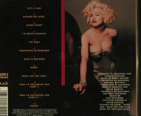 Madonna: I'm Breathless ,Dick Tracy(Film), Sire(), D, 90 - CD - 97759 - 5,00 Euro