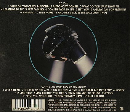 Pink Floyd: Pulse, EMI(), EU, 1995 - 2CD - 97815 - 12,50 Euro