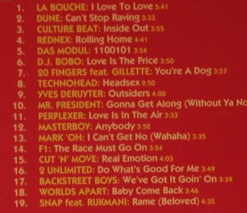 V.A.Neue Hits'96-International: La Bouche...Roxette, 38 Tr., Ariola, D, 1996 Typ: 2CD Best.-Nr.: 97942 Preis: 7,50 Euro