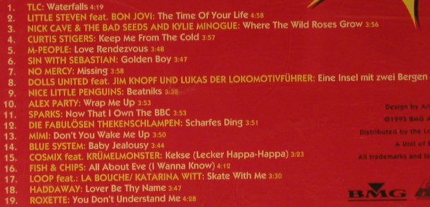 V.A.Neue Hits'96-International: La Bouche...Roxette, 38 Tr., Ariola, D, 1996 Typ: 2CD Best.-Nr.: 97942 Preis: 7,50 Euro