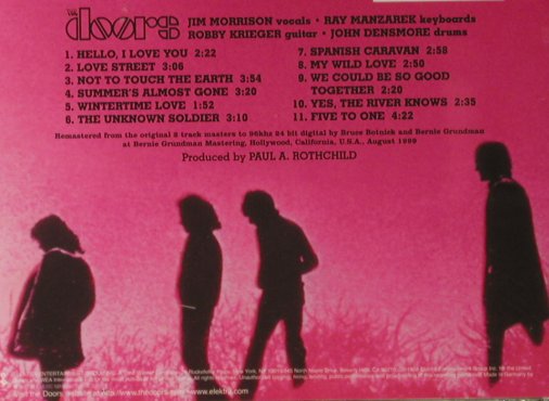 Doors: Waiting For The Sun(68), remaster, Elektra, D, 1985 Typ: CD Best.-Nr.: 98031 Preis: 10,00 Euro