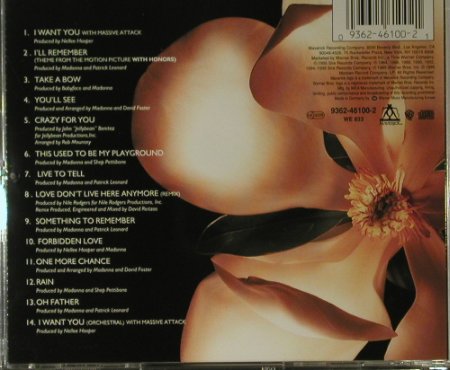 Madonna: Something To Remember, Maverick(), D, 1995 - CD - 98121 - 7,50 Euro