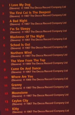 Stevens,Cat: Early Tapes, Spectrum, D Typ: CD Best.-Nr.: 98165 Preis: 5,00 Euro