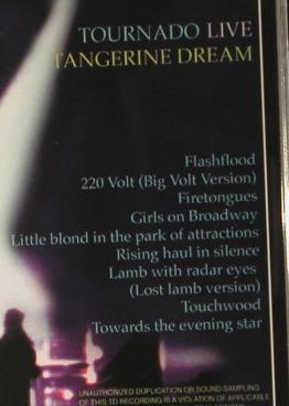 Tangerine Dream: Tournado-Live in Europe, TDI(011), D, 1997 - CD - 98284 - 7,50 Euro