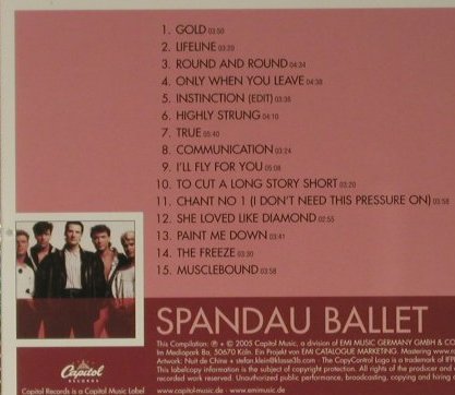 Spandau Ballet: The Essential, 15 Tr., Capitol (3 43973 2), D, 2005 Typ: CD Best.-Nr.: 98553 Preis: 10,00 Euro