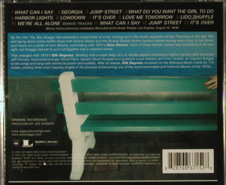 Scaggs,Boz: Silk Degrees(76), 13 Tr., Columb., , 2007 Typ: CD Best.-Nr.: 98593 Preis: 7,50 Euro
