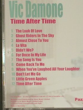 Damone,Vic: Time After Time, Pazzazz (1PAZZ029-2), D, 2004 Typ: CD Best.-Nr.: 99006 Preis: 5,00 Euro