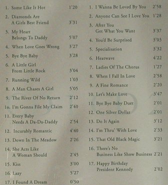 Monroe,Marilyn: Some Like It Hot,34 Tr., Edel(EDL 2599-2), D, 1992 - 2CD - 99018 - 5,00 Euro