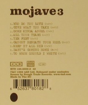 Mojave 3: Out Of Tune, 4AD(RTD 120.2059.2), EC, 1998 - CD - 99133 - 10,00 Euro