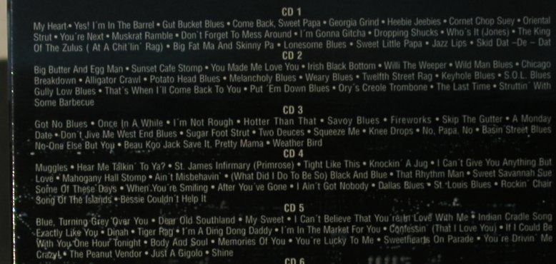 Armstrong,Louis: Same, BoxSet, History/Tim (204513), D Typ: 15CD Best.-Nr.: 99234 Preis: 17,50 Euro