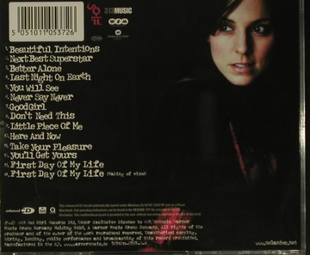 Melanie C: Beautiful Intensions, Red Girl Records(), EU, 2003 - CD - 99258 - 7,50 Euro