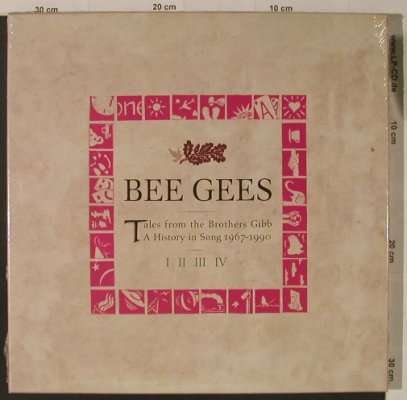 Bee Gees: Tales from The Brothers Gibb,BoxSet, Polydor(843 911-2), D,FS-New, 1990 - 4CD - 99270 - 30,00 Euro