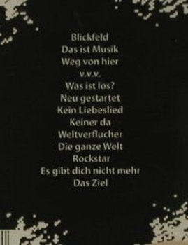 Blickfeld: Aus 'm Stand, FS-New, Artist Station Records (ASR 007), EU, 2008 Typ: CD Best.-Nr.: 99316 Preis: 7,50 Euro
