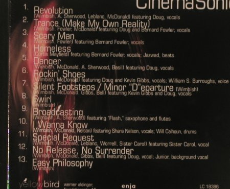 Wimbish,Doug: Cinema Sonics, Digi, FS-New, Yellowbird-Records(yeb-7705-2), , 2008 - CD - 99513 - 10,00 Euro