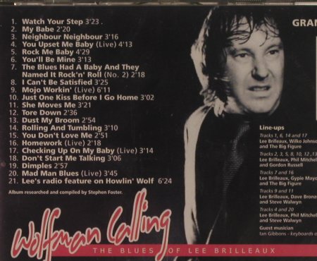 Dr.Feelgood: Wolfman Calling, Grand Records (GRANDCD 28), UK, 2003 Typ: CD Best.-Nr.: 99583 Preis: 10,00 Euro