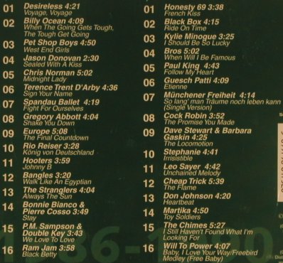 V.A.Millenium Super-Hits: 1986-1990,Desireless..Will to Power, Sony (986182 2), , 1999 Typ: 2CD Best.-Nr.: 99603 Preis: 5,00 Euro