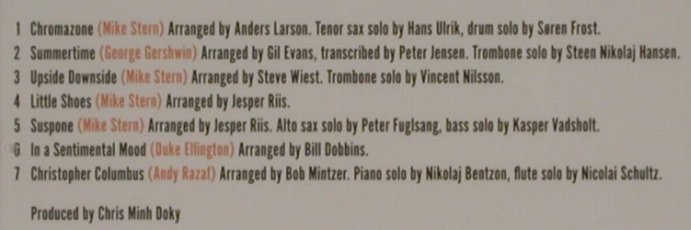 Dr Big Band: Chromazone, f. Mike Stern, FS-New, EMI (2079442), EU, 2008 Typ: CD Best.-Nr.: 80692 Preis: 10,00 Euro