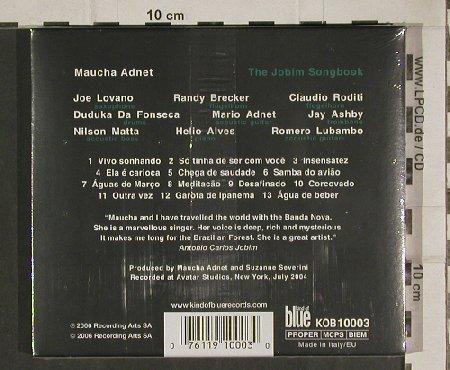 Adnet,Maucha: The Jobim Songbook, FS-New, Kind of Blue(), EU, 2006 - CD - 80994 - 10,00 Euro