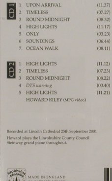 Riley,Howard: Live at Lincoln Cathedral, FS-New, Heliopause(HPVP105cd), UK, 05 - 2CD - 81248 - 10,00 Euro