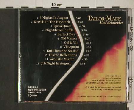Schneider,Heli: Taylor Made, Blacklisted Rec. (BCD 082366-11), D, 2004 Typ: CD Best.-Nr.: 81272 Preis: 5,00 Euro
